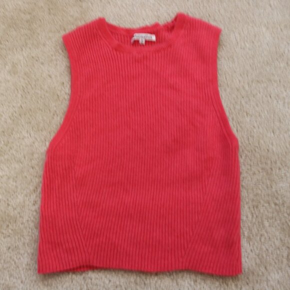 Reformation Tops - Reformation Red Ribbed Tank Top